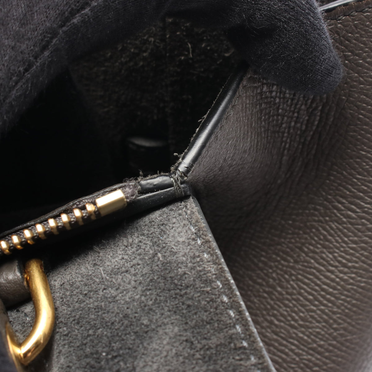 BELT BAG MICRO ベルトバッグ マイクロ 2WAY ハンドバッグ レザー グレー セリーヌ