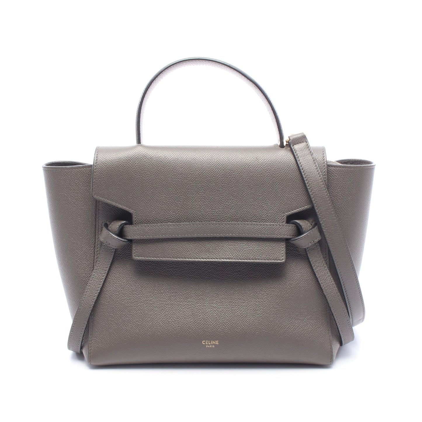 BELT BAG MICRO ベルトバッグ マイクロ 2WAY ハンドバッグ レザー グレー セリーヌ