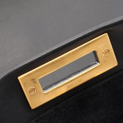 ピーカブー レギュラー 2WAY ハンドバッグ レザー ブラック フェンディ