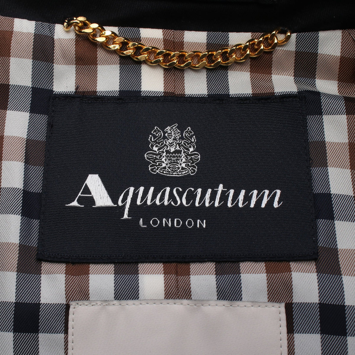 Aquascutum × JOURNAL STANDARD L'ESSAGE ステンカラーコート コットン ネイビー アクアスキュータム アウター Aquascutum