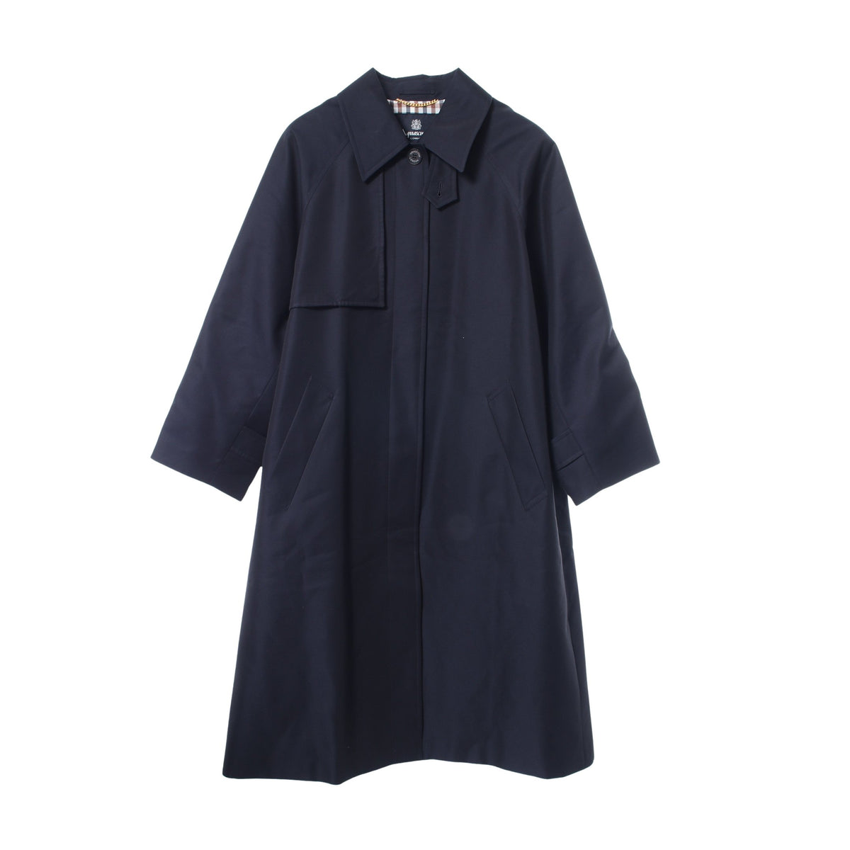 Aquascutum × JOURNAL STANDARD L'ESSAGE ステンカラーコート コットン ネイビー アクアスキュータム アウター Aquascutum