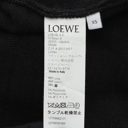 アナグラム ワンピース リネン ブラック グリーン ロエベ