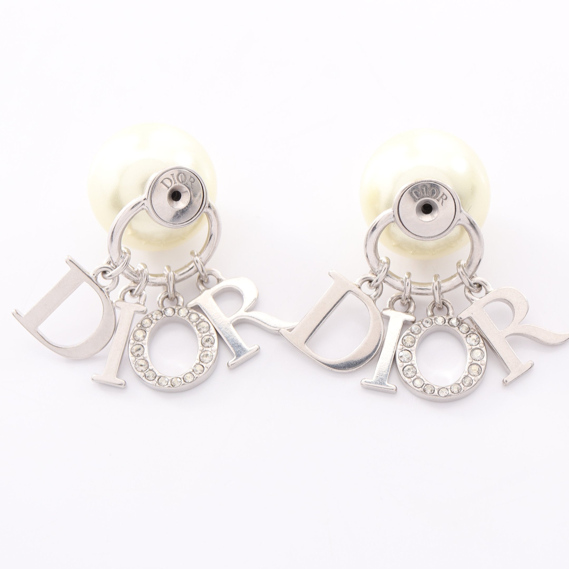 Dior Tribales トライバル ピアス フェイクパール ラインストーン