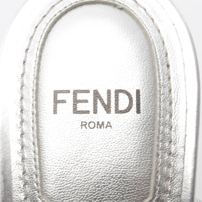 FENDI FIRST サンダル レザー シルバー フェンディ