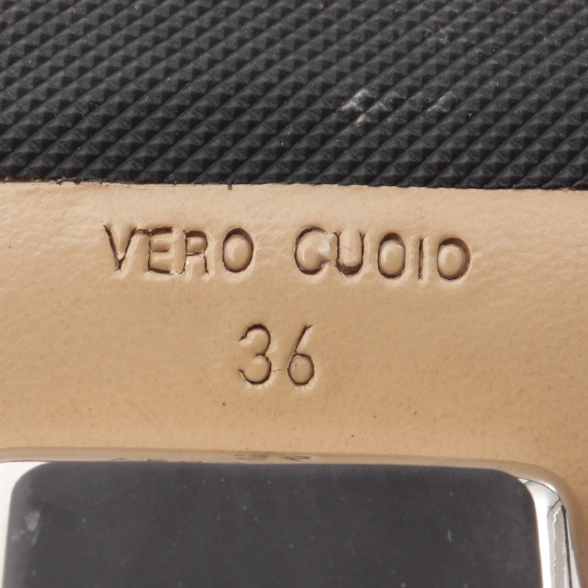FENDI FIRST サンダル レザー シルバー フェンディ
