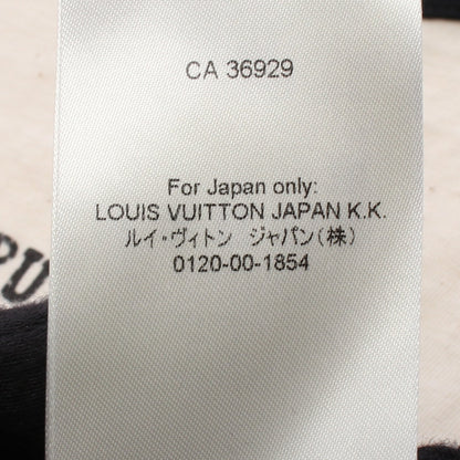 ロゴ ラグランスリーブ 長袖Tシャツ コットン アイボリー ブラック ルイヴィトン