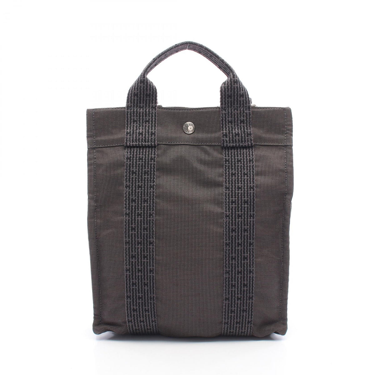 エールライン アドPM バックパック リュックサック ナイロンキャンバス グレー シルバー金具 エルメス