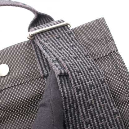 エールライン アドPM バックパック リュックサック ナイロンキャンバス グレー シルバー金具 エルメス