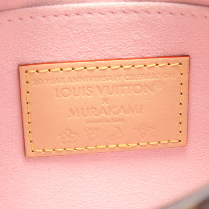 LOUIS VUITTON × 村上隆 ブーローニュ PM モノグラム サクラブラウン チェーンハンドバッグ PVC レザー ブラウン マルチカラー ルイヴィトン