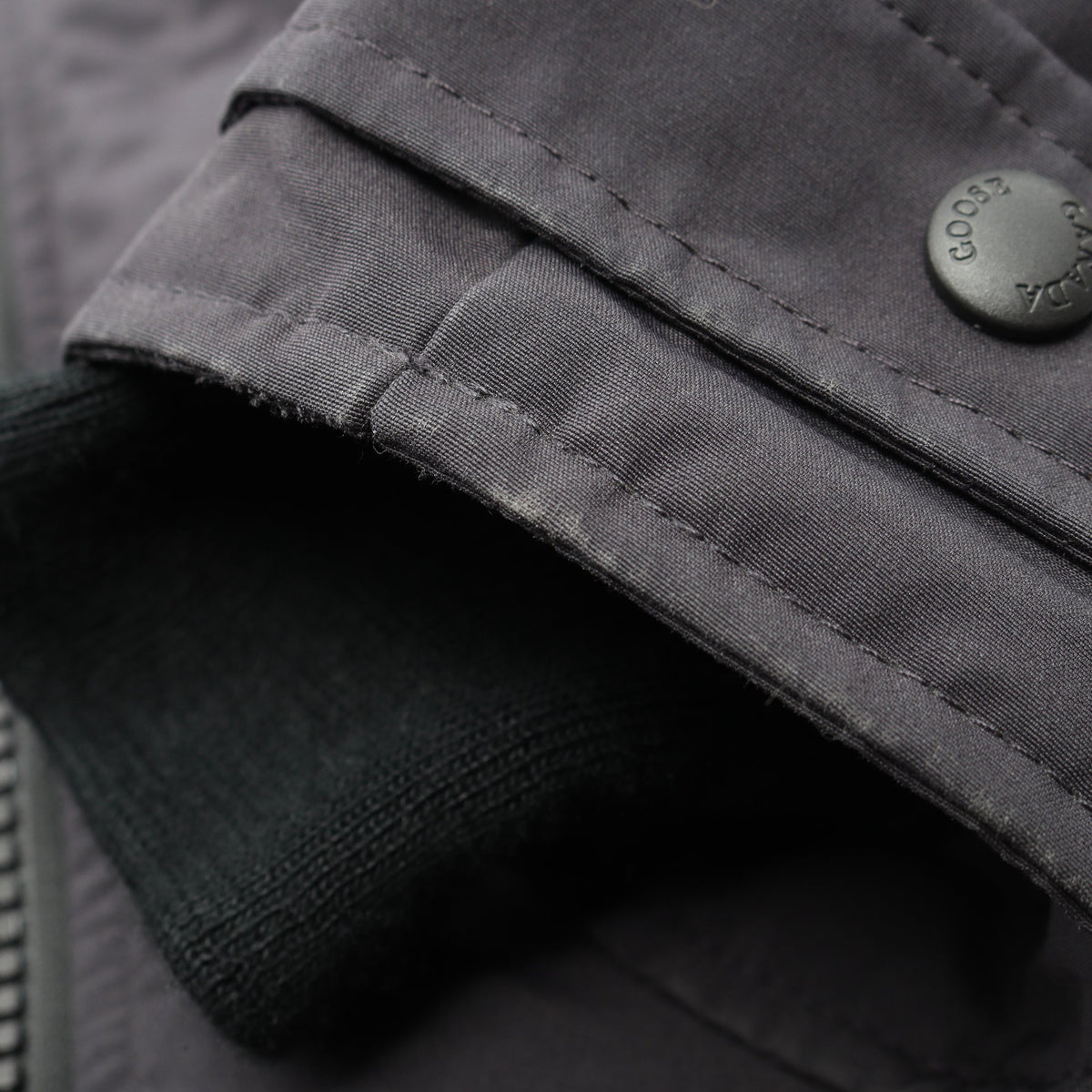 SHELBURNE PARKA BLACK LABEL シェルバーン パーカ フード付き ダウンコート ブラック カナダグース