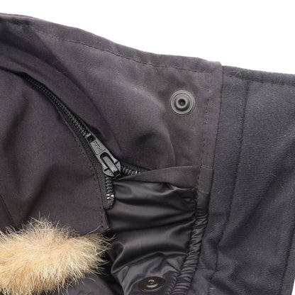 SHELBURNE PARKA BLACK LABEL シェルバーン パーカ フード付き ダウンコート ブラック カナダグース