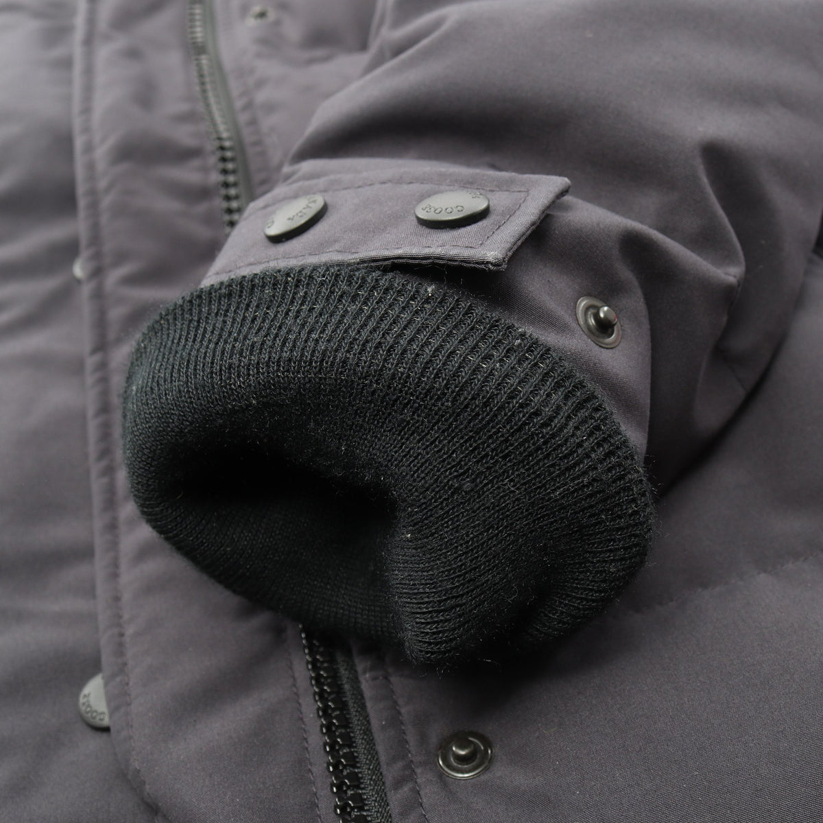 SHELBURNE PARKA BLACK LABEL シェルバーン パーカ フード付き ダウンコート ブラック カナダグース