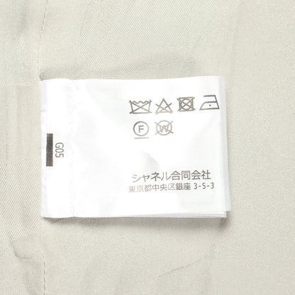 ココボタン チェスターコート ウール グレーブラウン グレー シャネル