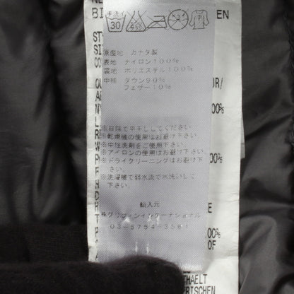 Lodge Hoody ロッジ フード付き ダウンジャケット ナイロン ブラック カナダグース