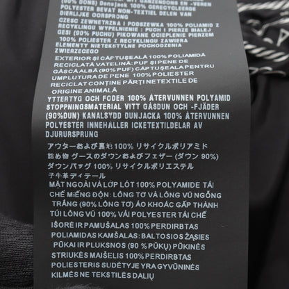 Re-Nylon ロゴ総柄 フード付き クロップド ダウンジャケット ナイロン ブラック プラダ アウター PRADA