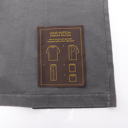 インサイドアウト ヴィンテージ加工 半袖Tシャツ コットン グレー ルイヴィトン
