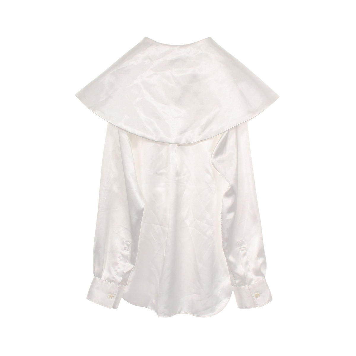 ビッグカラー 長袖 シャツ ホワイト コムデギャルソンコムデギャルソン トップス Comme des Garcons Comme des Garcons