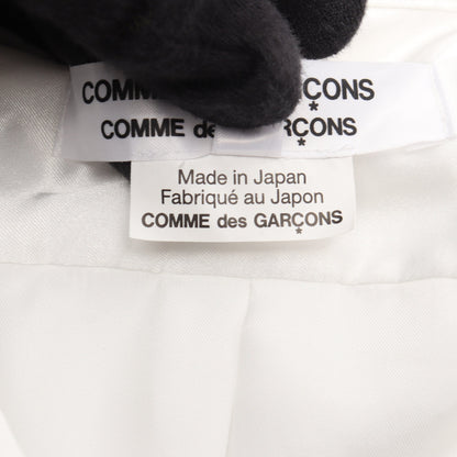 ビッグカラー 長袖 シャツ ホワイト コムデギャルソンコムデギャルソン トップス Comme des Garcons Comme des Garcons