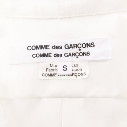 ビッグカラー 長袖 シャツ ホワイト コムデギャルソンコムデギャルソン トップス Comme des Garcons Comme des Garcons