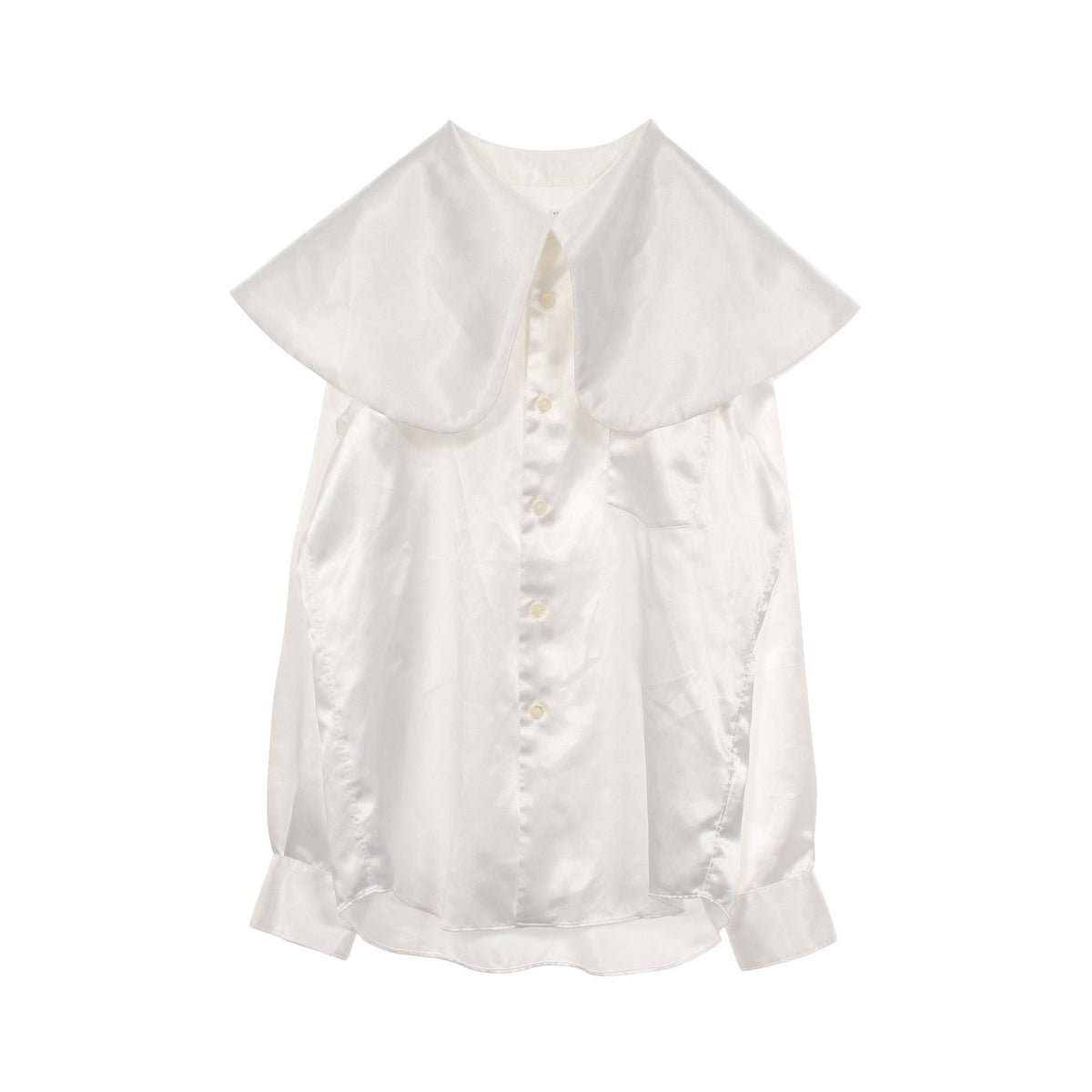 ビッグカラー 長袖 シャツ ホワイト コムデギャルソンコムデギャルソン トップス Comme des Garcons Comme des Garcons