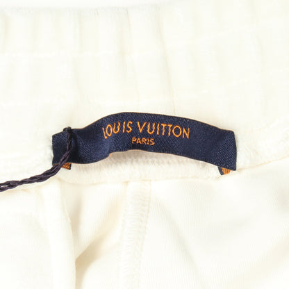 ベロア マルチポケット モノグラム エンボス カーゴパンツ コットン ホワイト ルイヴィトン ボトムス LOUIS VUITTON