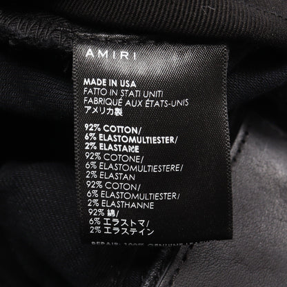 AMIRI × CHEMIST ヴィンテージ加工 デニムパンツ コットン ブラック アミリ
