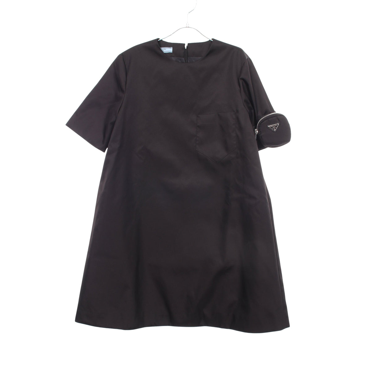 Re-Nylon ワンピース ナイロン ブラック プラダ