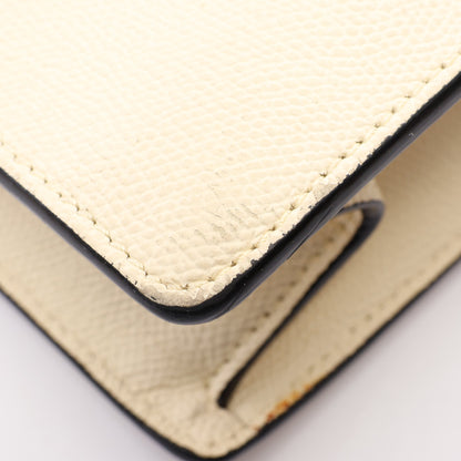 BOXY ボクシィ スモール 2WAY ハンドバッグ トートバッグ レザー アイボリー ヴァレクストラ