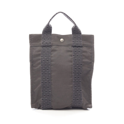 エールライン アドPM バックパック リュックサック ナイロンキャンバス グレー シルバー金具 エルメス
