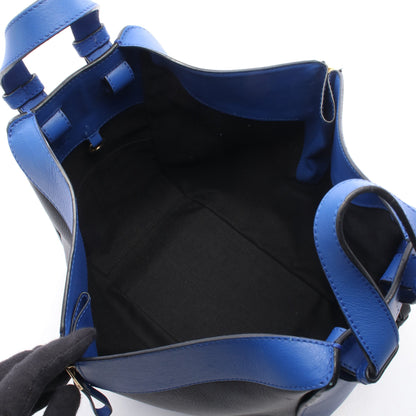 HAMMOCK SMALL ハンモック スモール ハンドバッグ レザー ブルー ブラック ロエベ