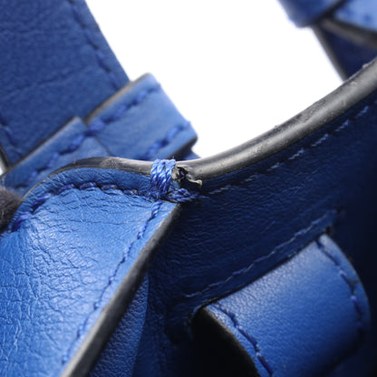 HAMMOCK SMALL ハンモック スモール ハンドバッグ レザー ブルー ブラック ロエベ