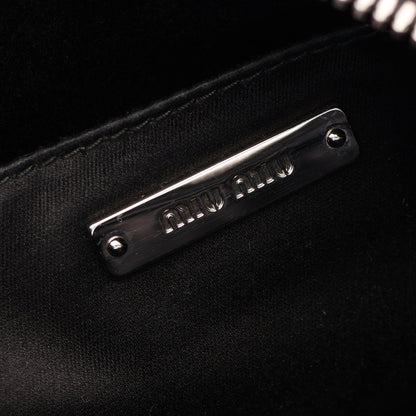 2WAY ハンドバッグ ミニボストンバッグ レザー レッド ミュウミュウ