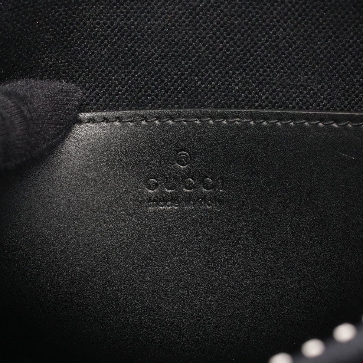 GGスプリーム スモール メッセンジャーバッグ ショルダーバッグ PVC レザー ブラック グレー グッチ バッグ GUCCI