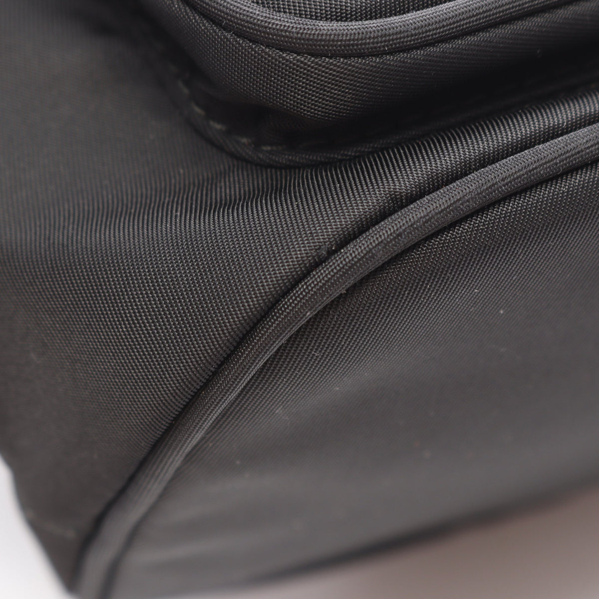 デュエット Re-Nylon バケットバッグ 2WAY ハンドバッグ ナイロン サフィアーノレザー ブラック プラダ