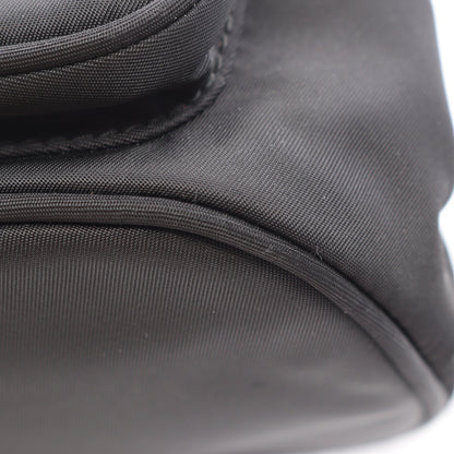 デュエット Re-Nylon バケットバッグ 2WAY ハンドバッグ ナイロン サフィアーノレザー ブラック プラダ