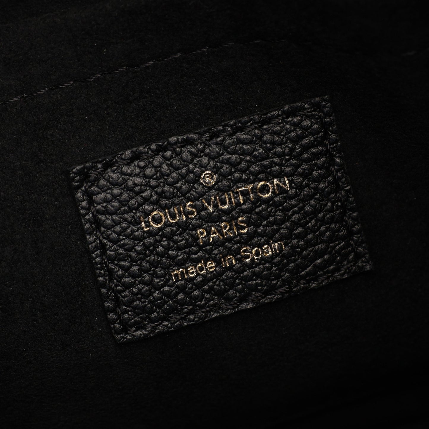 バガテルNM モノグラムアンプラント ノワール 2WAY ハンドバッグ レザー ブラック ルイヴィトン