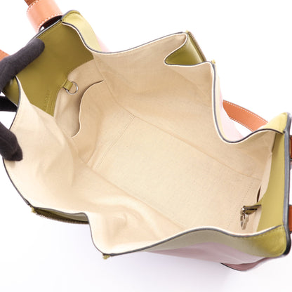 HAMMOCK SMALL ハンモック スモール 2WAY ハンドバッグ レザー ベージュ マルチカラー ロエベ