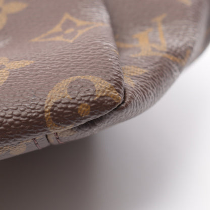 パラス モノグラム スリーズ 2WAY ハンドバッグ PVC レザー ブラウン レッド ルイヴィトン