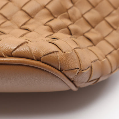 イントレチャート 2WAY ハンドバッグ レザー ブラウン ボッテガヴェネタ バッグ BOTTEGA VENETA