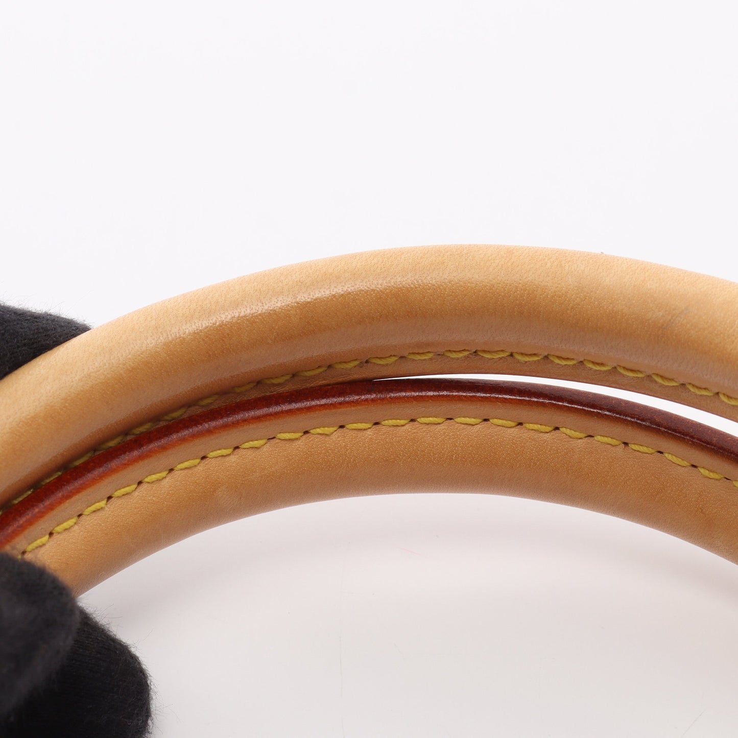 マンハッタンPM モノグラム ハンドバッグ PVC レザー ブラウン ルイヴィトン