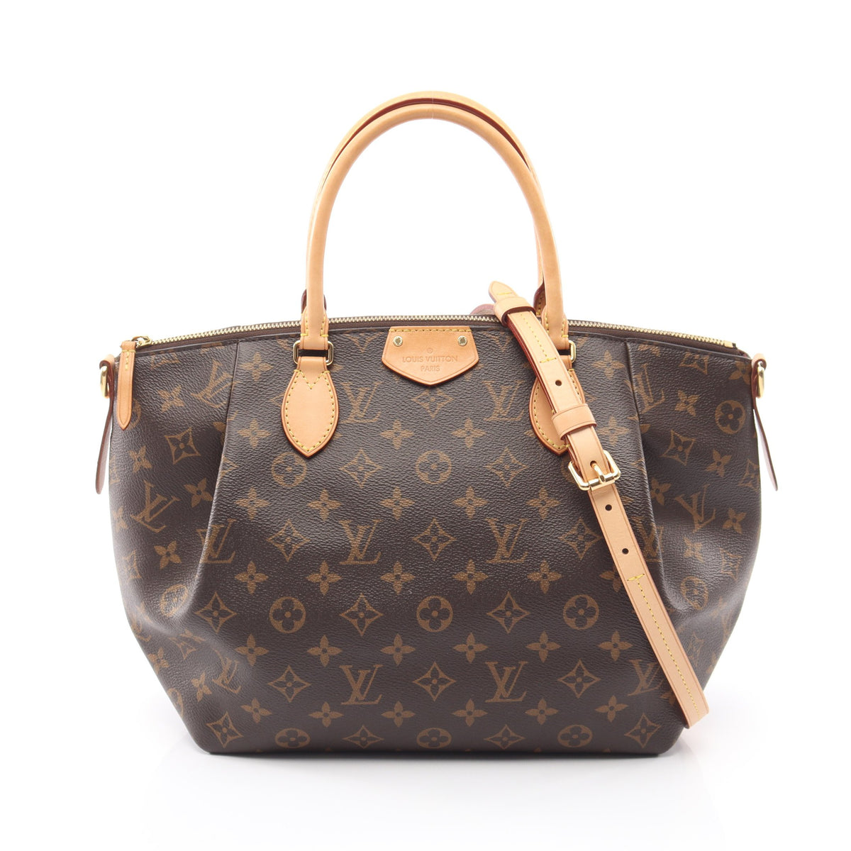 テュレンMM モノグラム 2WAY ハンドバッグ PVC レザー ブラウン ルイヴィトン