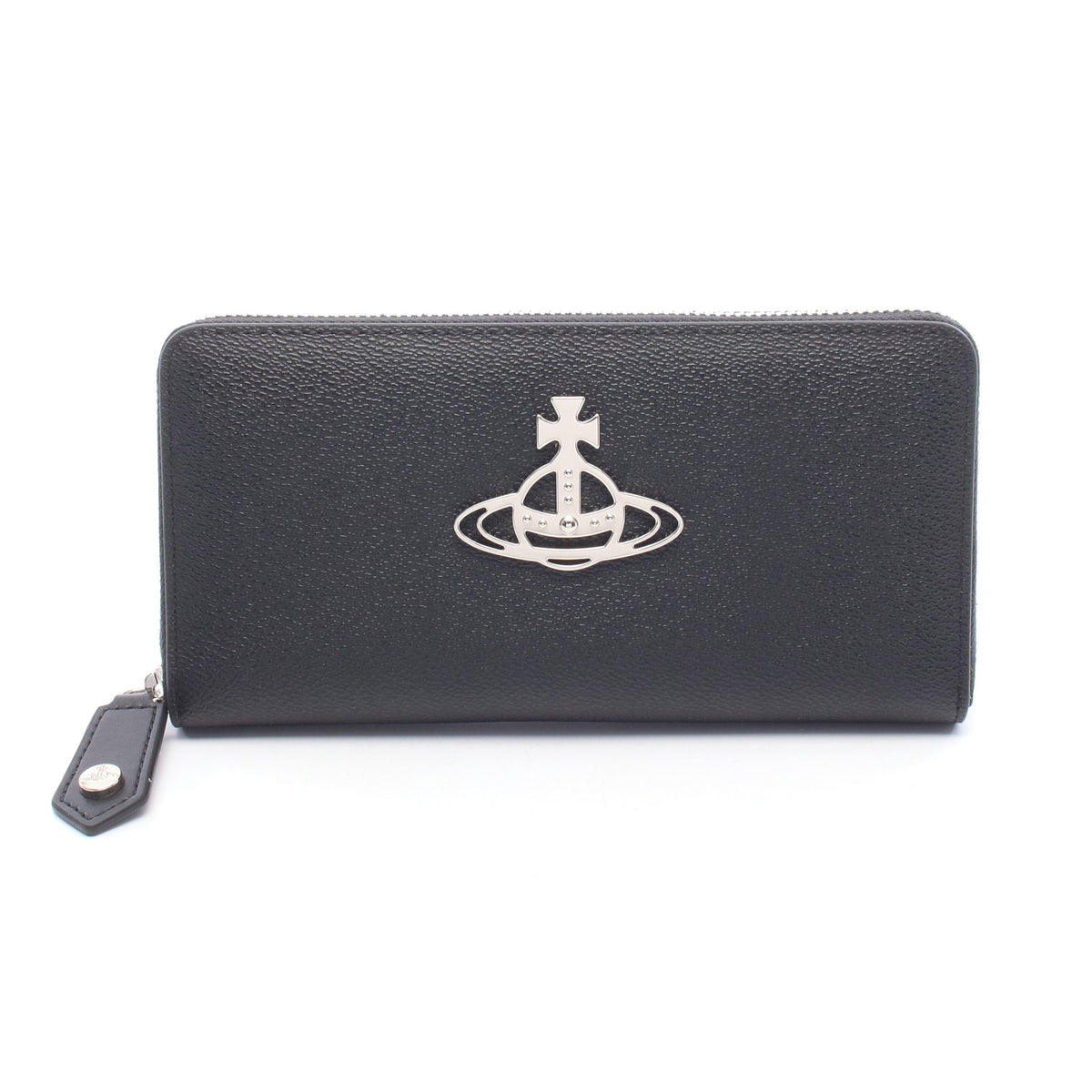 ANNIE ZIP ROUND WALLET オーブ ラウンドファスナー長財布 フェイクレザー ブラック ヴィヴィアンウエストウッド 財布・小物 Vivienne Westwood