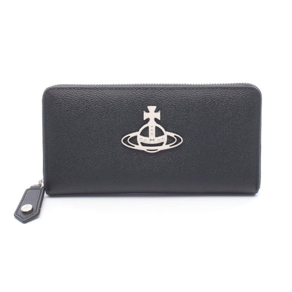 ANNIE ZIP ROUND WALLET オーブ ラウンドファスナー長財布 フェイクレザー ブラック ヴィヴィアンウエストウッド 財布・小物 Vivienne Westwood