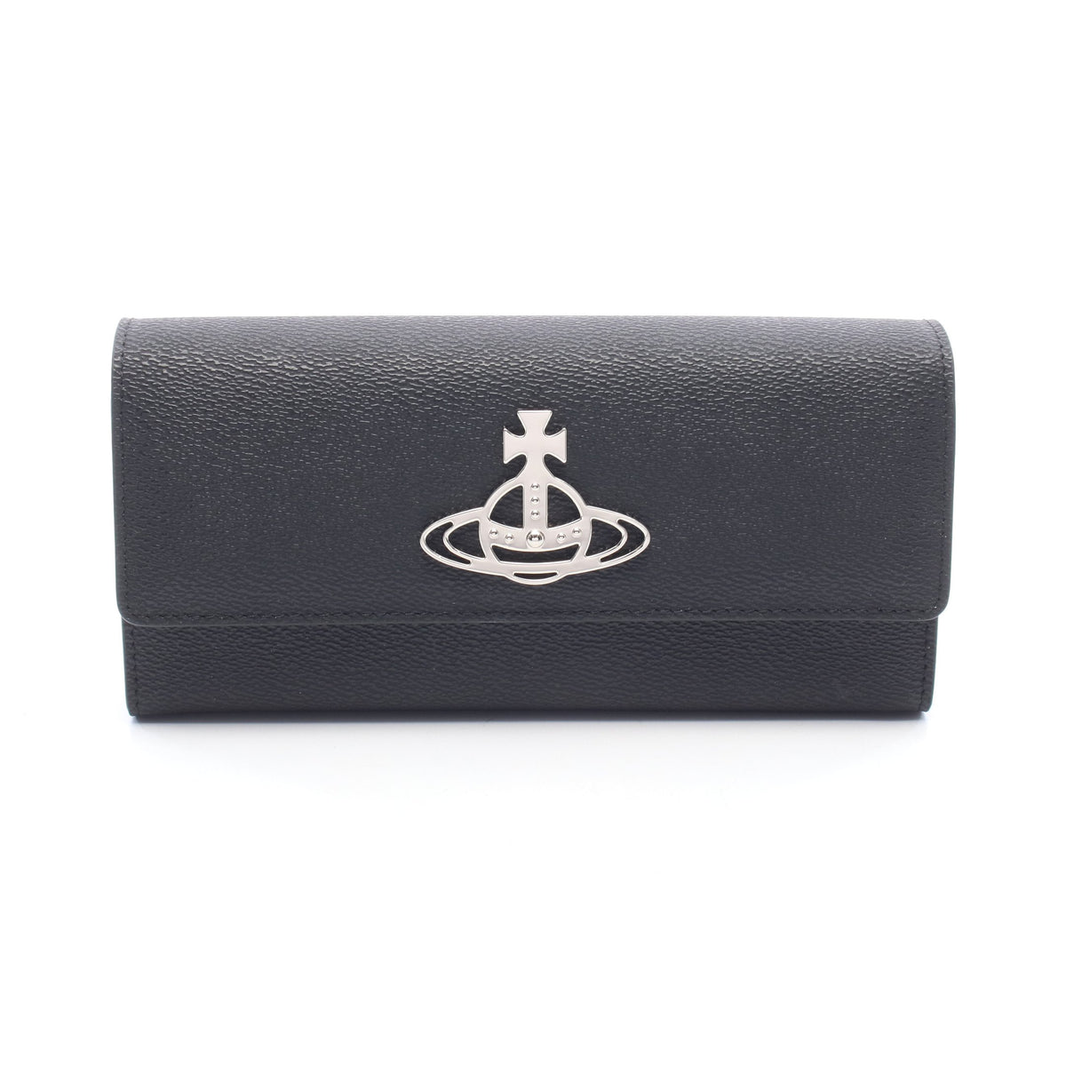 ANNIE LONG WALLET オーブ 二つ折り長財布 フェイクレザー ブラック ヴィヴィアンウエストウッド 財布・小物 Vivienne Westwood