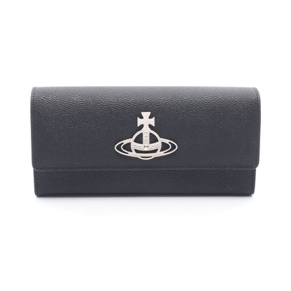ANNIE LONG WALLET オーブ 二つ折り長財布 フェイクレザー ブラック ヴィヴィアンウエストウッド 財布・小物 Vivienne Westwood
