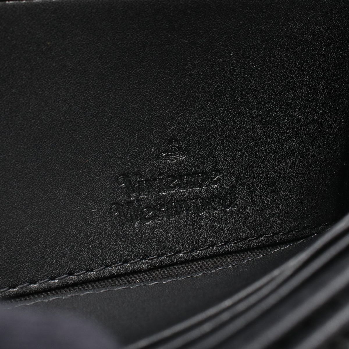 ANNIE LONG WALLET オーブ 二つ折り長財布 フェイクレザー ブラック ヴィヴィアンウエストウッド 財布・小物 Vivienne Westwood