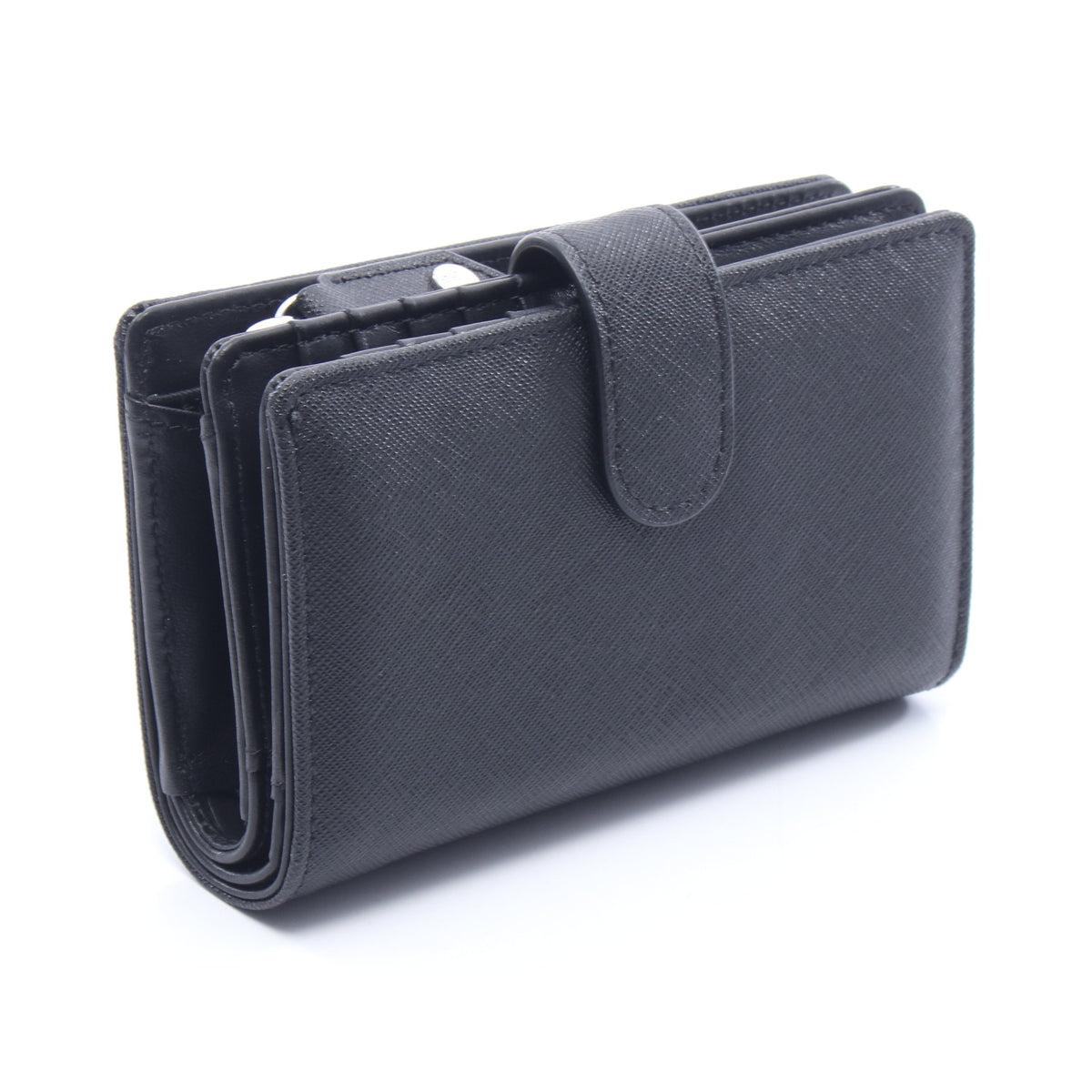 ZIP CARD WALLET オーブ 二つ折り財布 サフィアーノレザー ブラック ヴィヴィアンウエストウッド 財布・小物 Vivienne Westwood