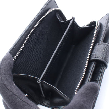 ZIP CARD WALLET オーブ 二つ折り財布 サフィアーノレザー ブラック ヴィヴィアンウエストウッド 財布・小物 Vivienne Westwood