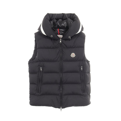 CARDAMINE フード付き ダウンベスト ブラック モンクレール アウター MONCLER