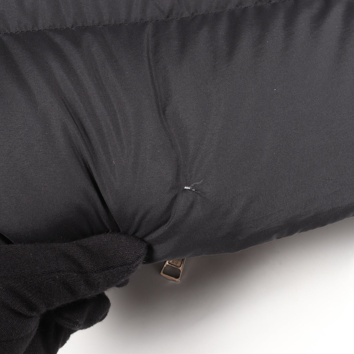 CARDAMINE フード付き ダウンベスト ブラック モンクレール アウター MONCLER